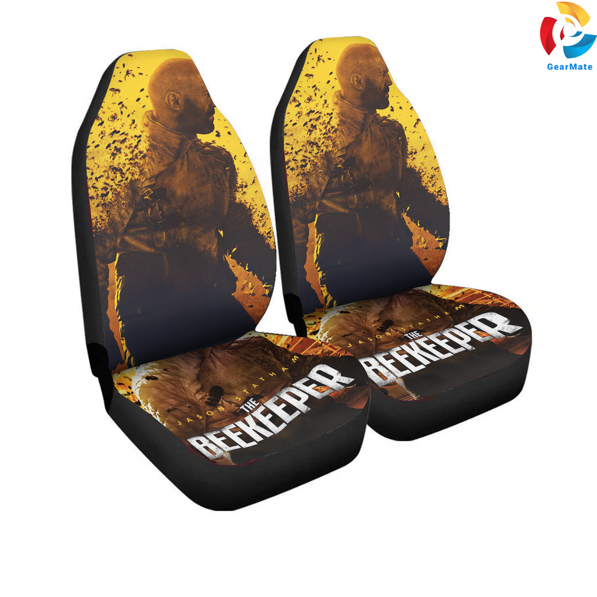 The Beekeeper Car Seat Covers – High Quality Graphic and Polar Fleece Protector Set