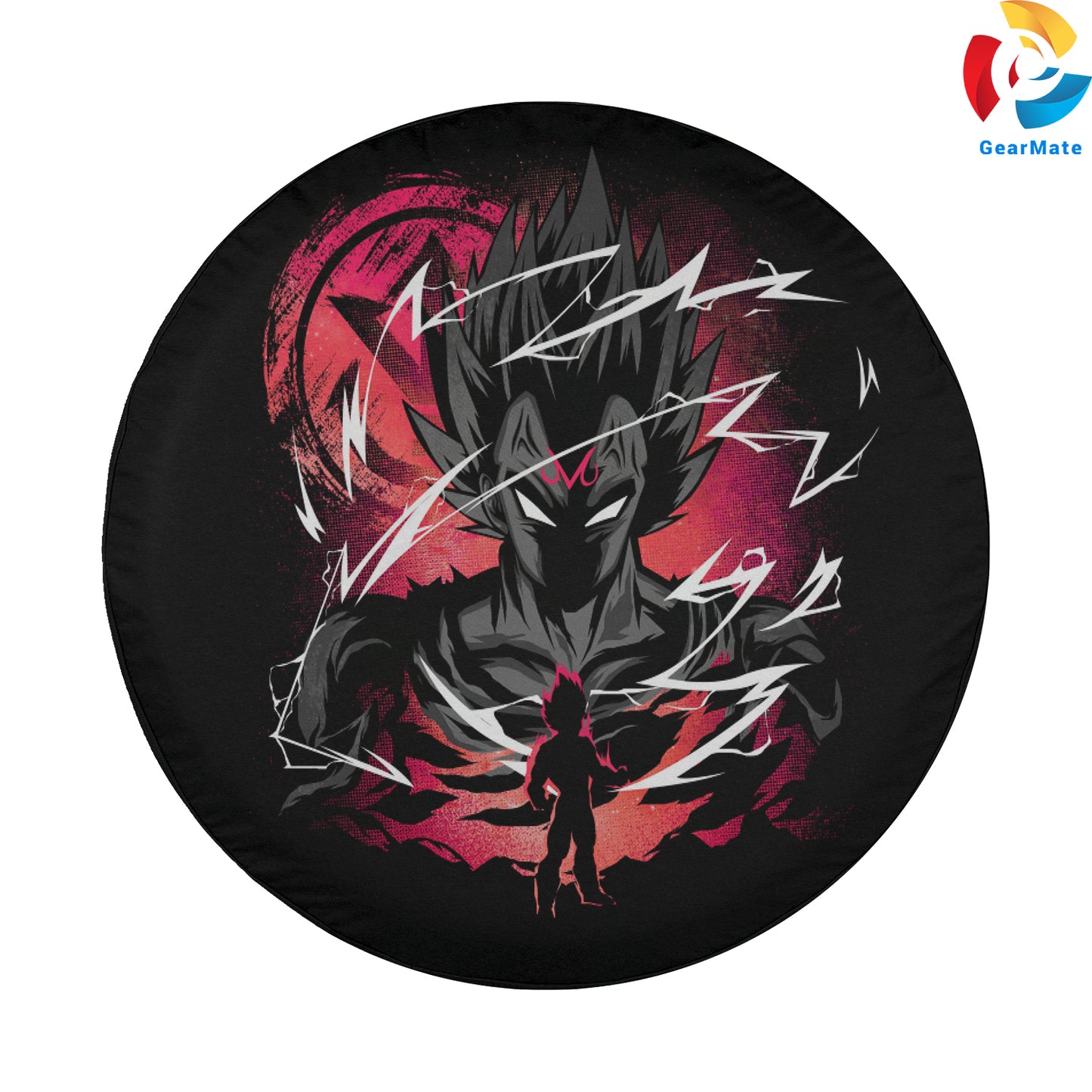 Dragon Ball Vegeta Majin Spare Tire Cover – Premium Waterproof UV-Resistant Protector