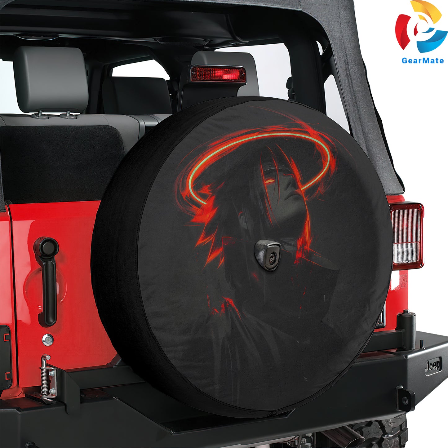 Sasuke Uchiha Spare Tire Cover – Premium Waterproof UV Resistant Protector
