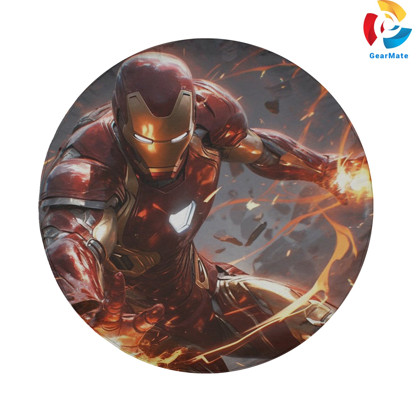 Iron Man Spare Tire Cover – Premium Waterproof UV Resistant Protector