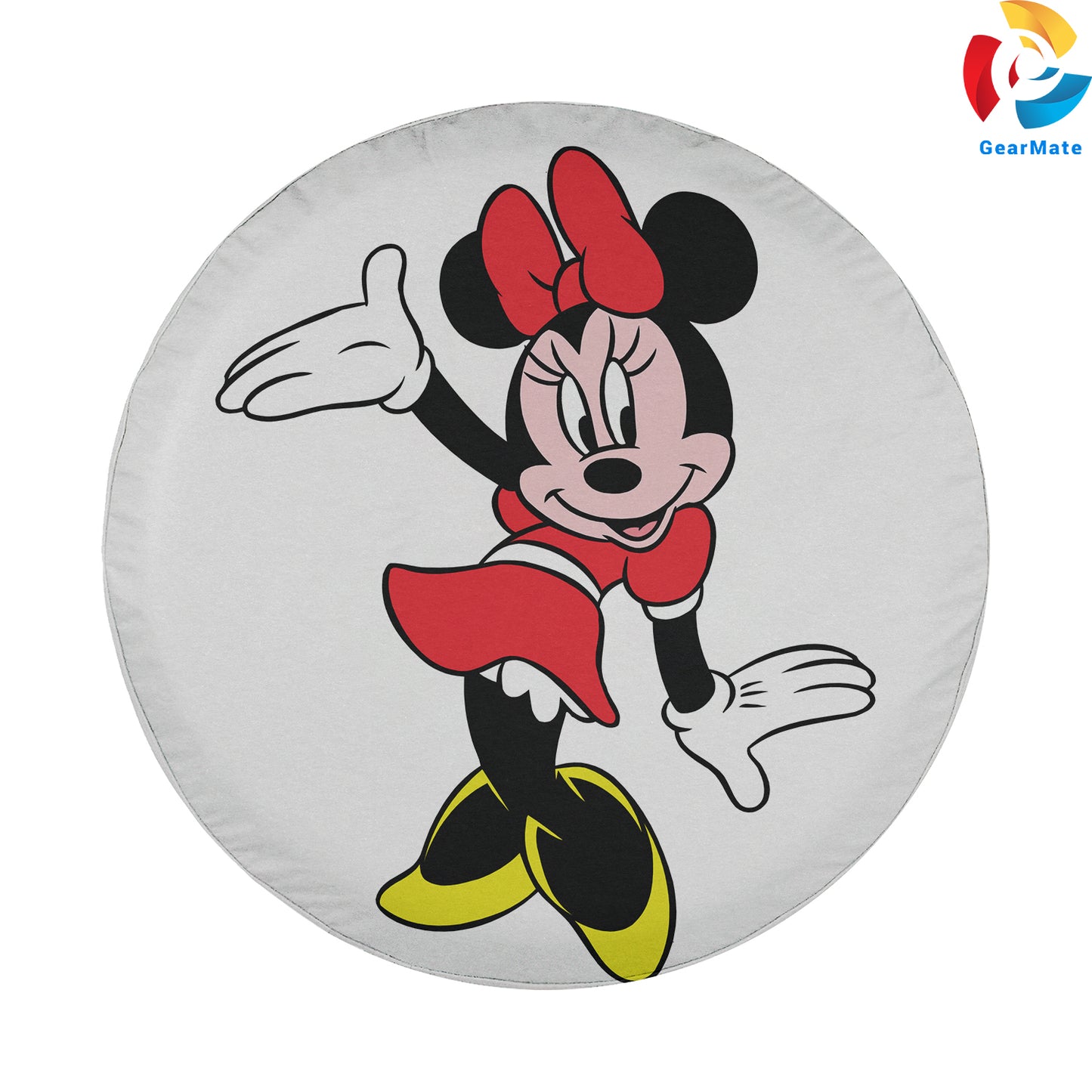 Minnie Mouse Red Dress Spare Tire Cover – Premium Waterproof UV Resistant Protector