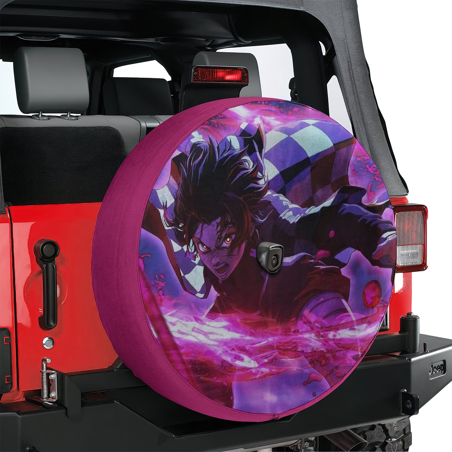 Demon Slayer Spare Tire Cover – Premium Waterproof UV Resistant Protector