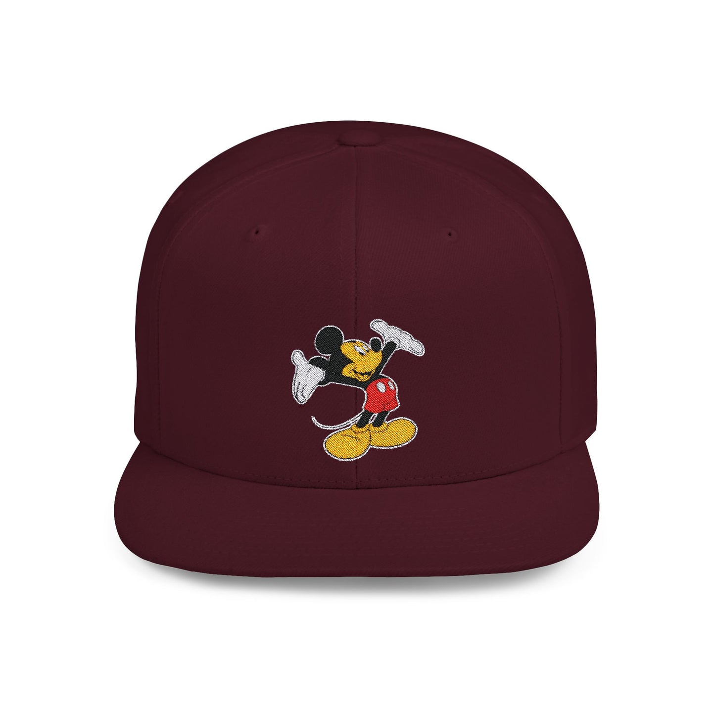 Mickey Mouse Disney Holiday Flat Bill Snapback – Lightweight, Custom Fit, Premium Quality