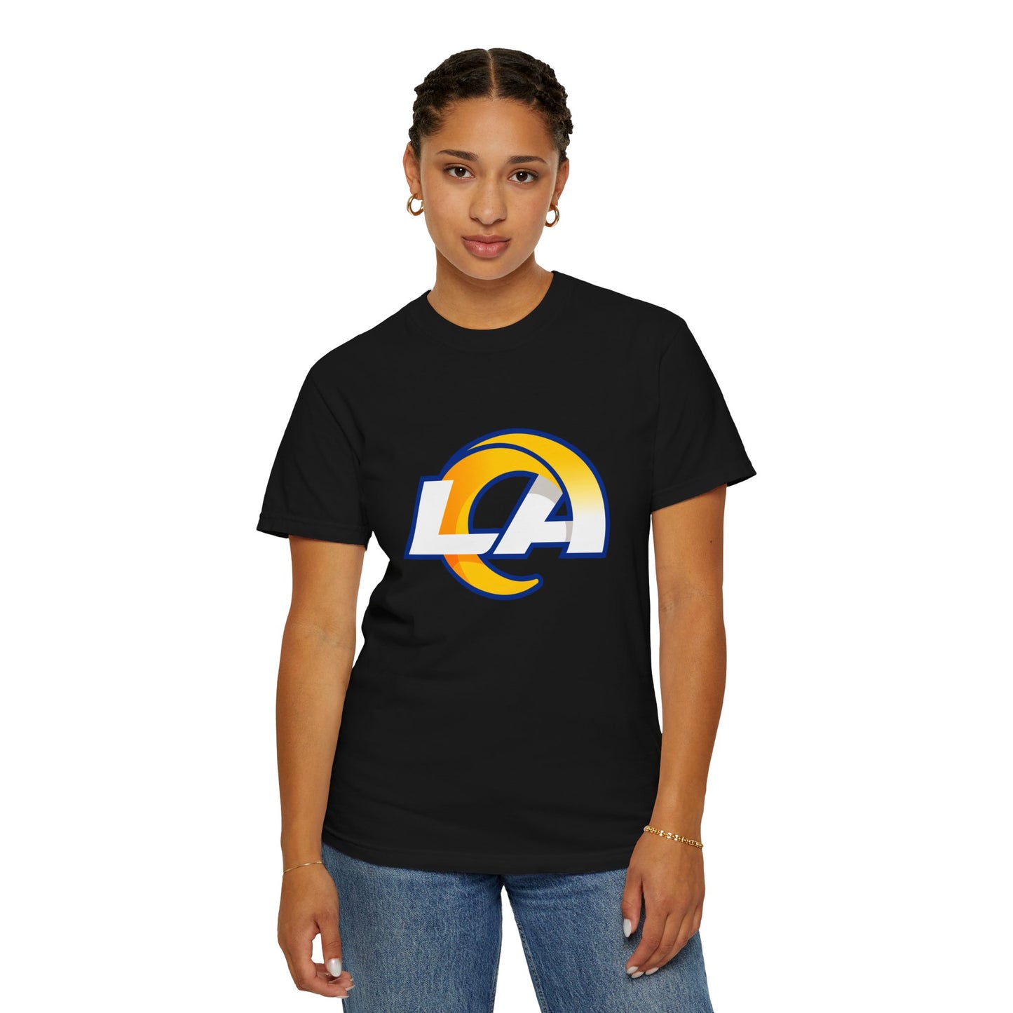 Los Angeles Rams Merchandise Garment-Dyed T-Shirt – Premium Cotton Tee for Customization