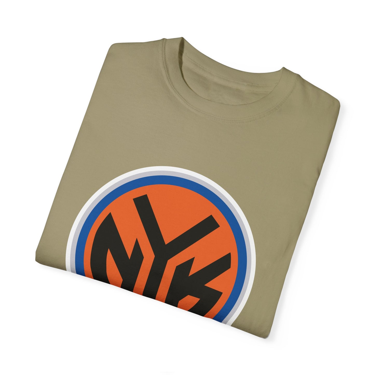 New York Knicks Basketball Fanatics Garment-Dyed T-Shirt – Premium Cotton Tee for Customization