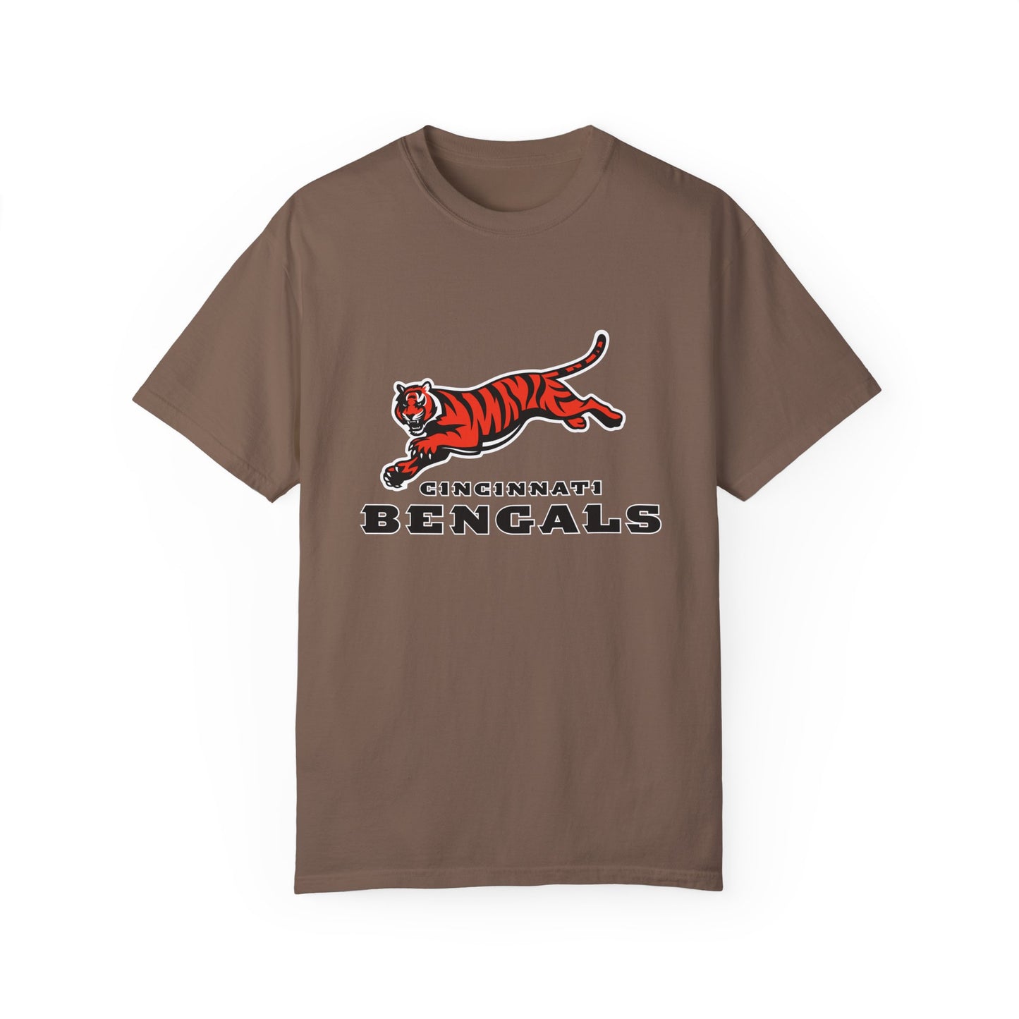 Cincinnati Bengals Clothing Garment-Dyed T-Shirt – Premium Cotton Tee for Customization