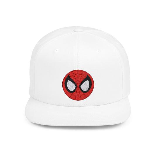 Spiderman Face Flat Bill Snapback – Lightweight, Custom Fit, Premium Quality