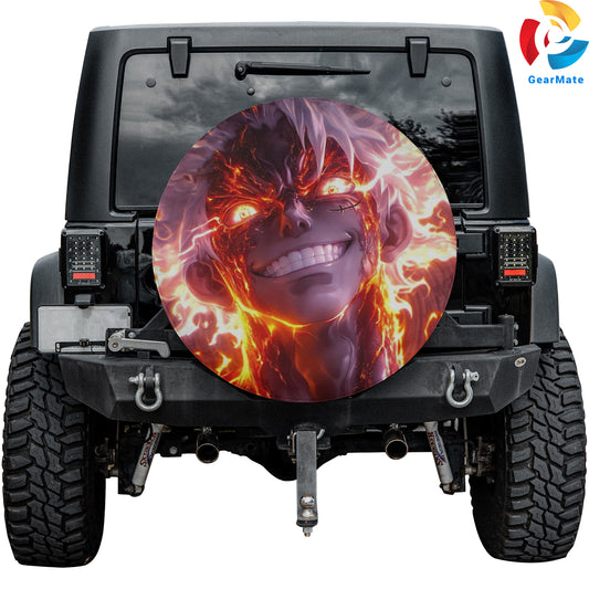 One Piece Luffy Gear 5 Freedom At Sea Spare Tire Cover – Premium Waterproof UV-Resistant Protector