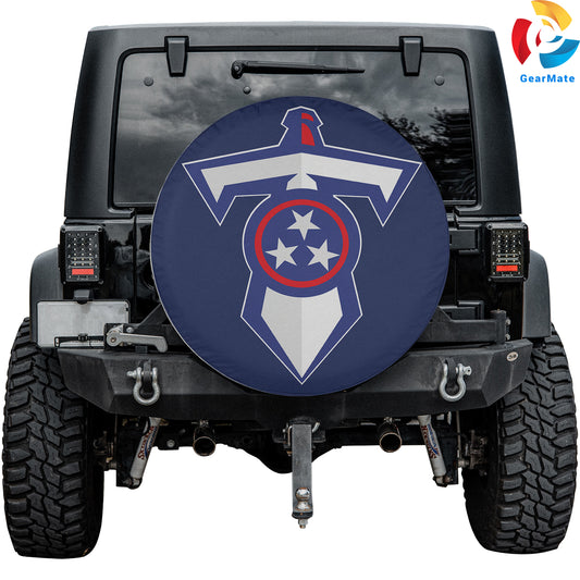 Tennessee Titans NFL Spare Tire Cover – Premium Waterproof UV-Resistant Protector