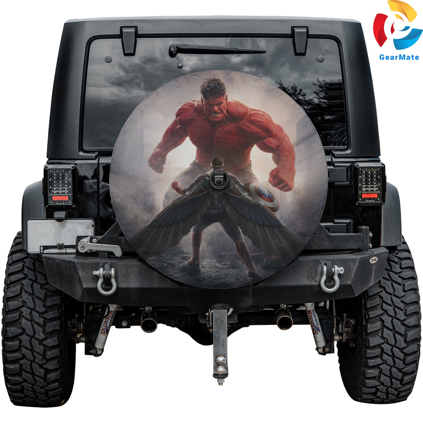 Brave New World Spare Tire Cover – Premium Waterproof UV Resistant Protector