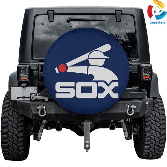 Chicago White Sox MLB Spare Tire Cover – Premium Waterproof UV-Resistant Protector