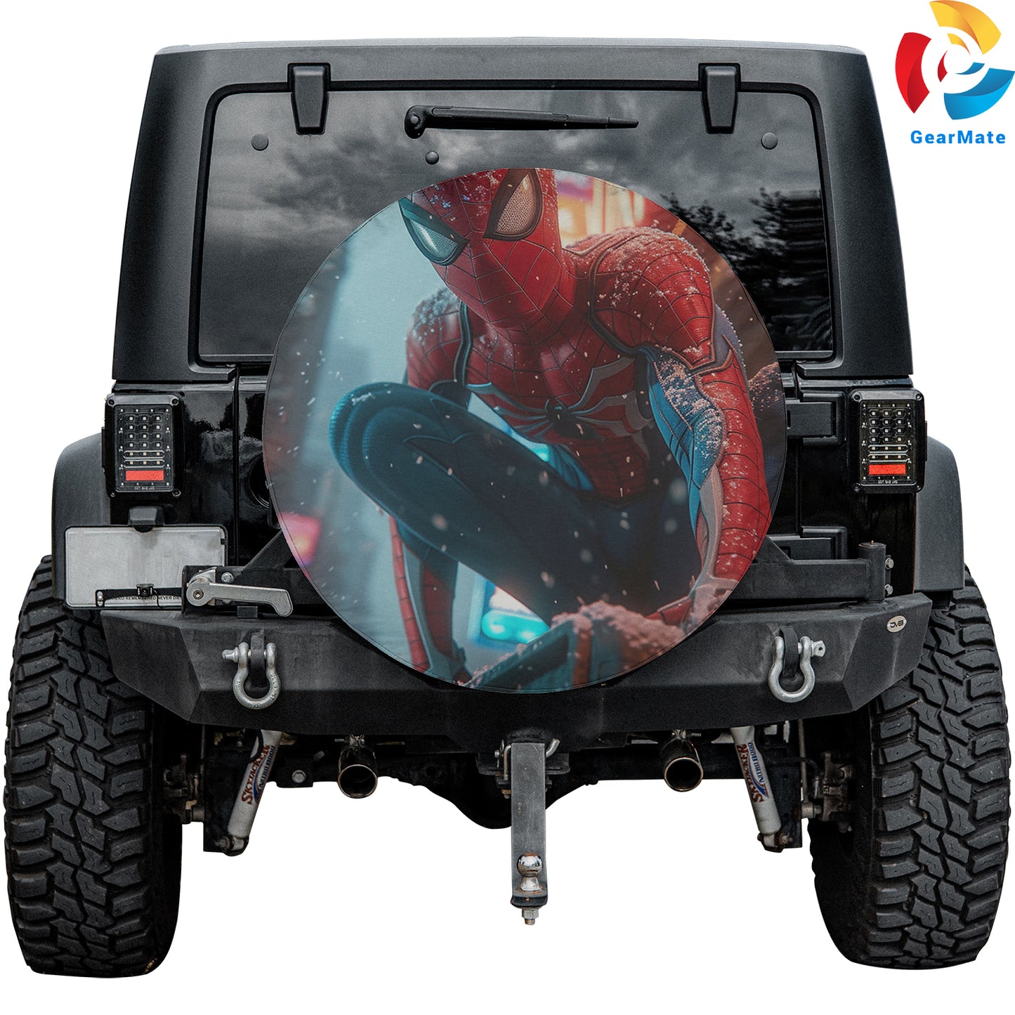 Spider Man Suit Up Spare Tire Cover – Premium Waterproof UV Resistant Protector