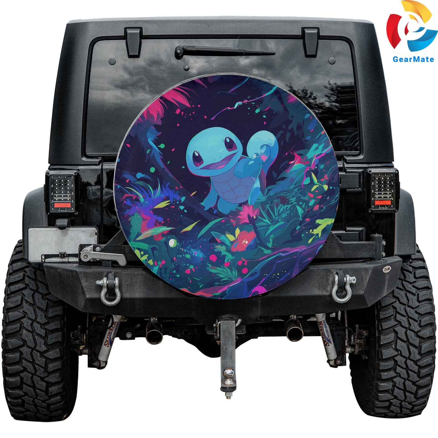 Pokemon Squirtle Anime Spare Tire Cover – Premium Waterproof UV Resistant Protector