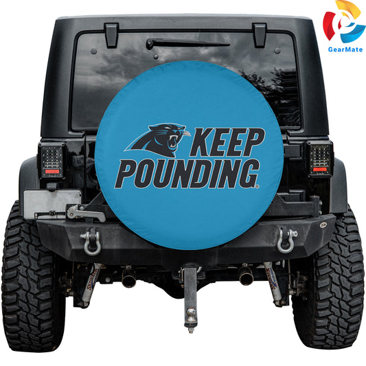 Carolina Panthers NFL Gear Spare Tire Cover – Premium Waterproof UV-Resistant Protector