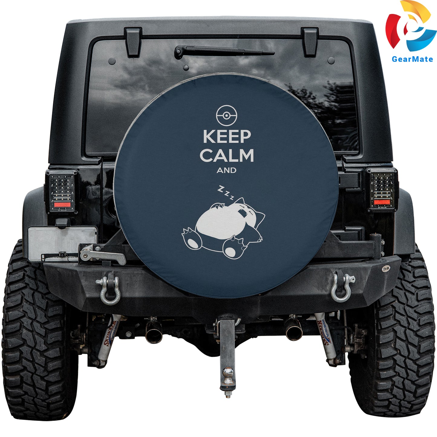Pokemon Snorlax Anime Spare Tire Cover – Premium Waterproof UV Resistant Protector