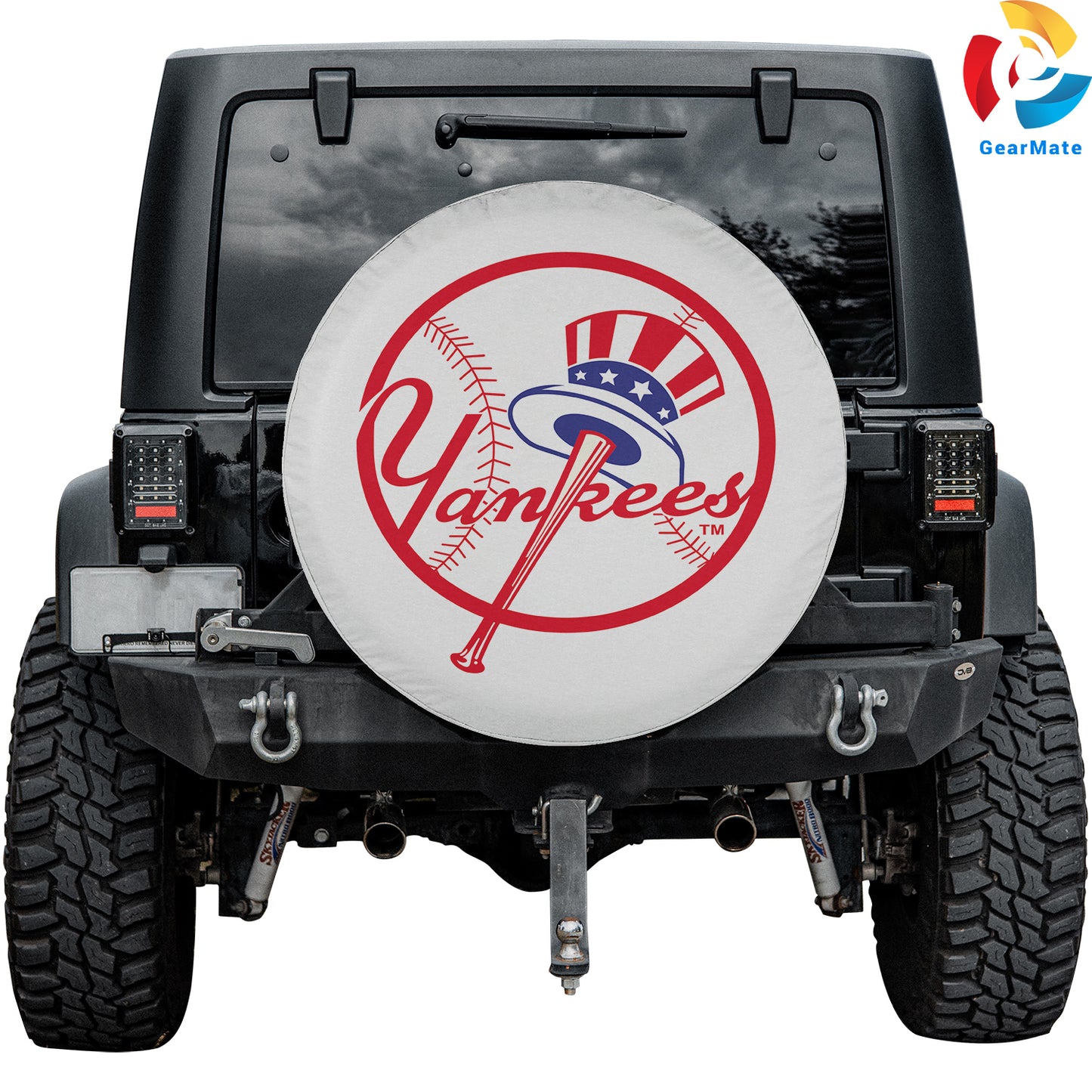 New York Yankees Ball Park Vibes Spare Tire Cover – Premium Waterproof UV-Resistant Protector