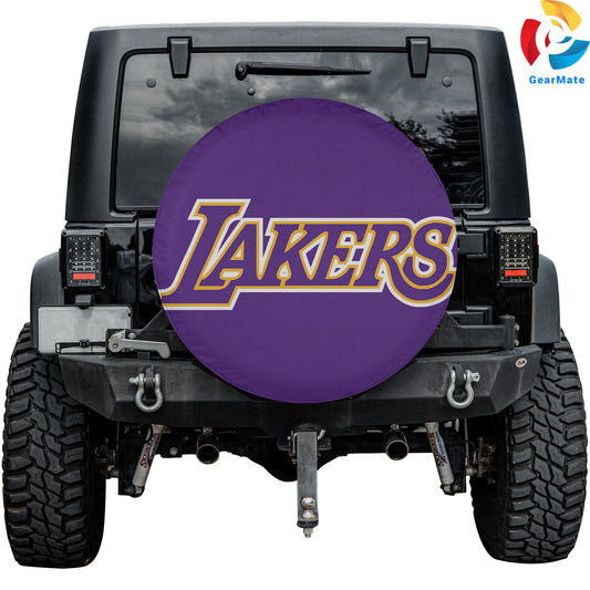 LA Lakers Nation Spare Tire Cover – Premium Waterproof UV-Resistant Protector