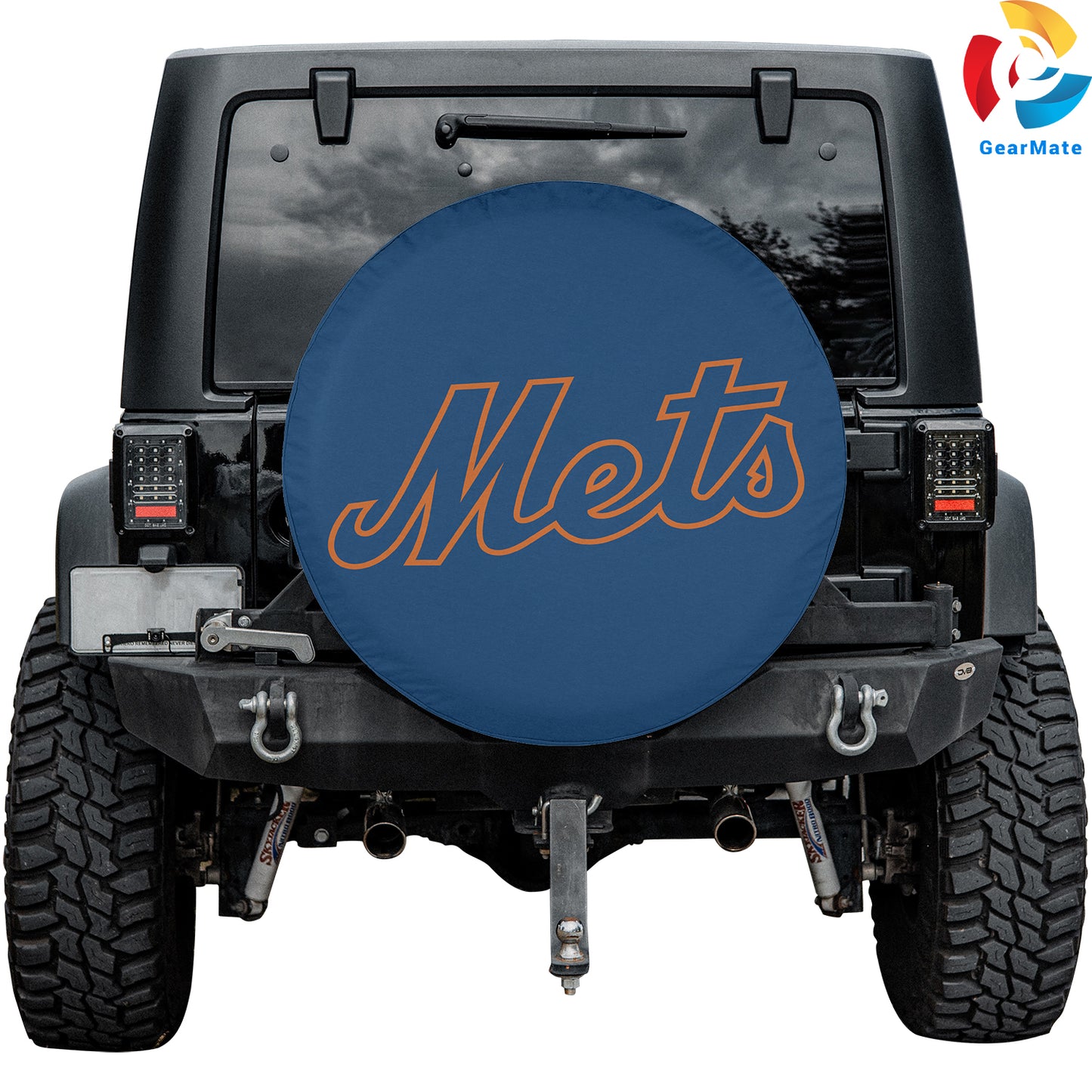 New York Mets Baseball Club Spare Tire Cover – Premium Waterproof UV-Resistant Protector