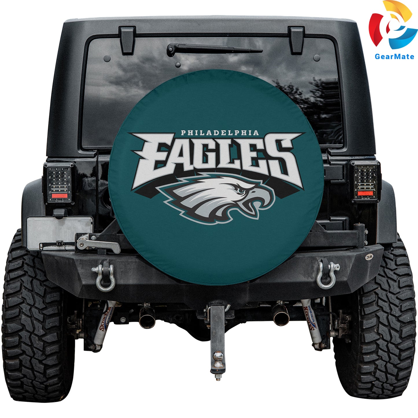 Philadelphia Eagles NFL Fans Gear Spare Tire Cover – Premium Waterproof UV-Resistant Protector