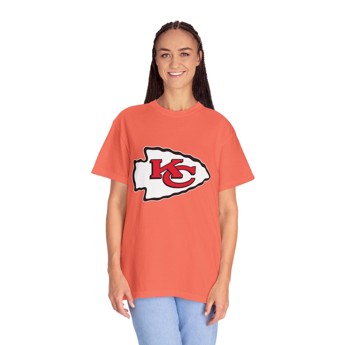 Kansas City Chiefs Collectibles Garment-Dyed T-Shirt – Premium Cotton Tee for Customization