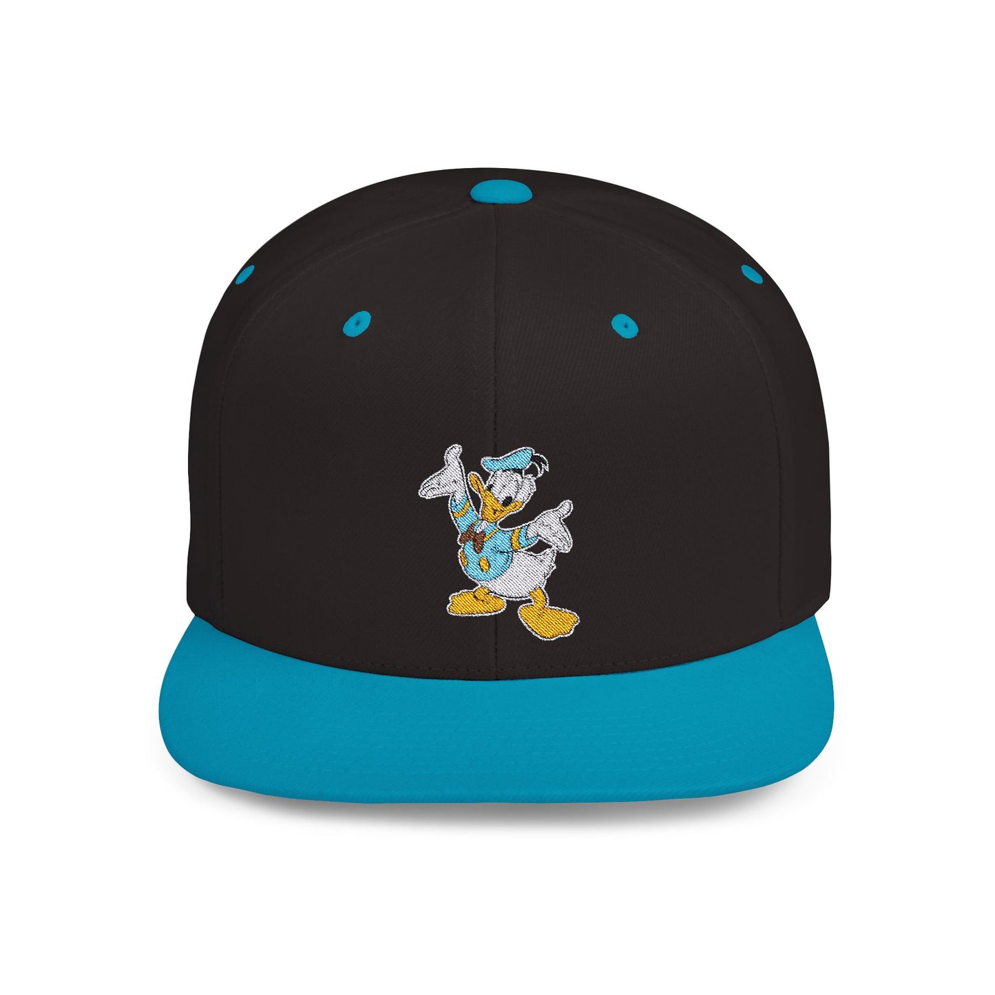 Pato Donald Flat Bill Snapback – Lightweight, Custom Fit, Premium Quality