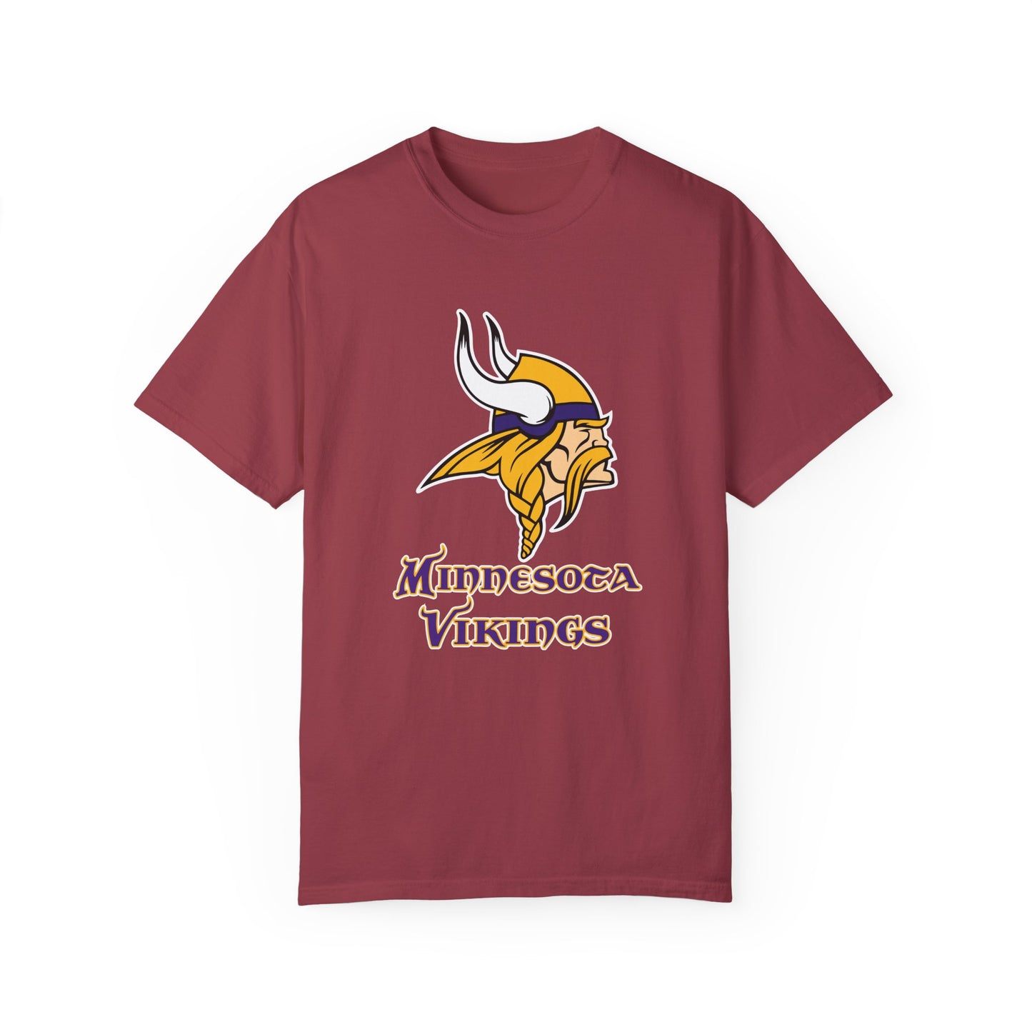 Minnesota Vikings Merchandise Garment-Dyed T-Shirt – Premium Cotton Tee for Customization