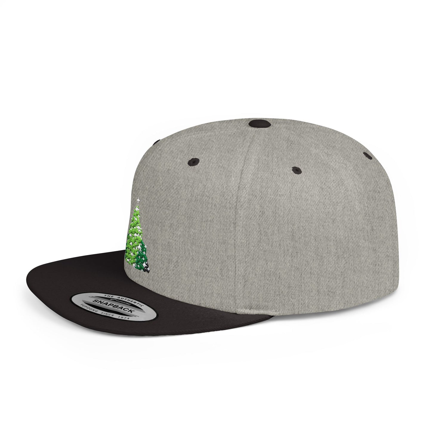 Christmas Tree Oh Christmas Tree Flat Bill Snapback – Lightweight, Custom Fit, Premium Quality