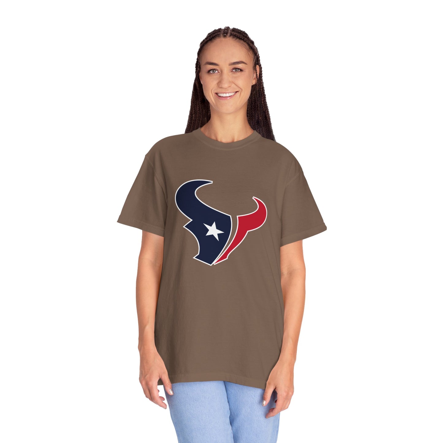 Houston Texans Gear Garment-Dyed T-Shirt – Premium Cotton Tee for Customization