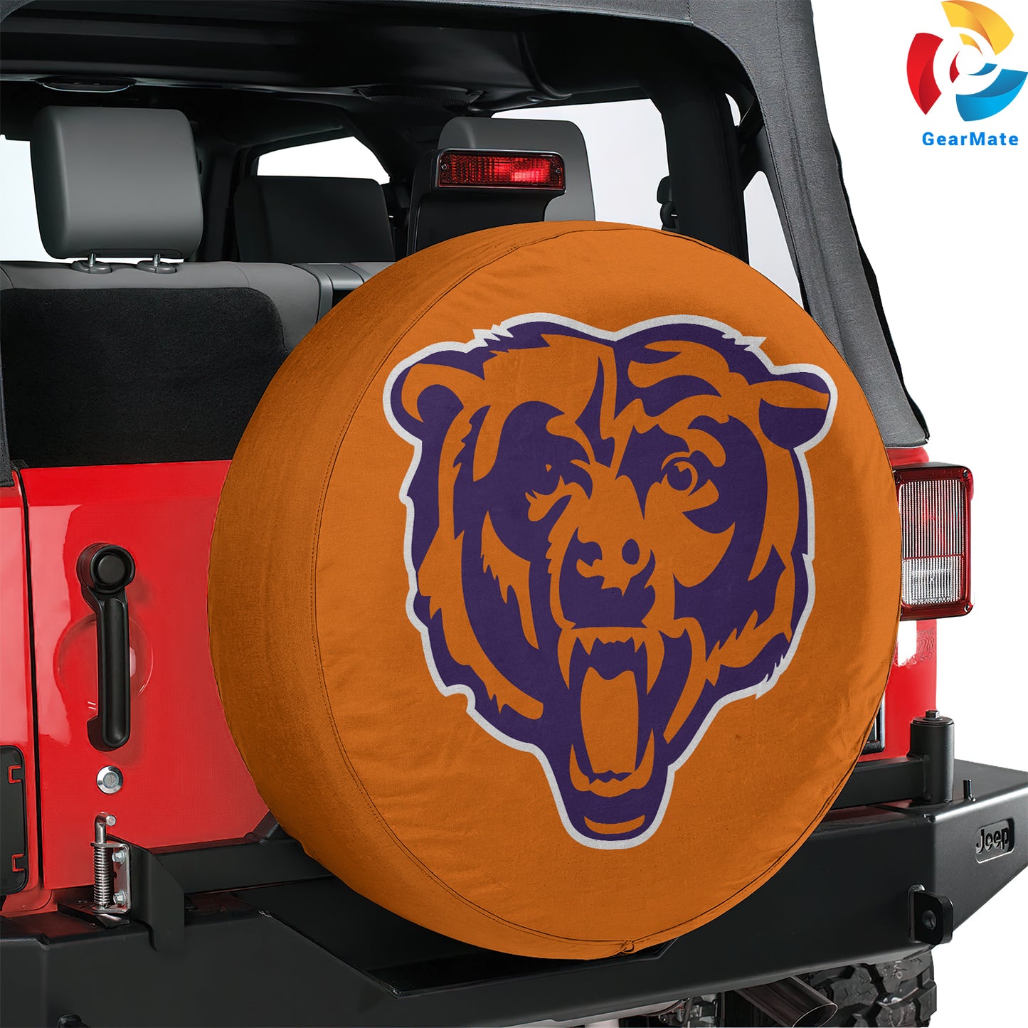 Chicago Bears NFL Fans Gear Spare Tire Cover – Premium Waterproof UV-Resistant Protector