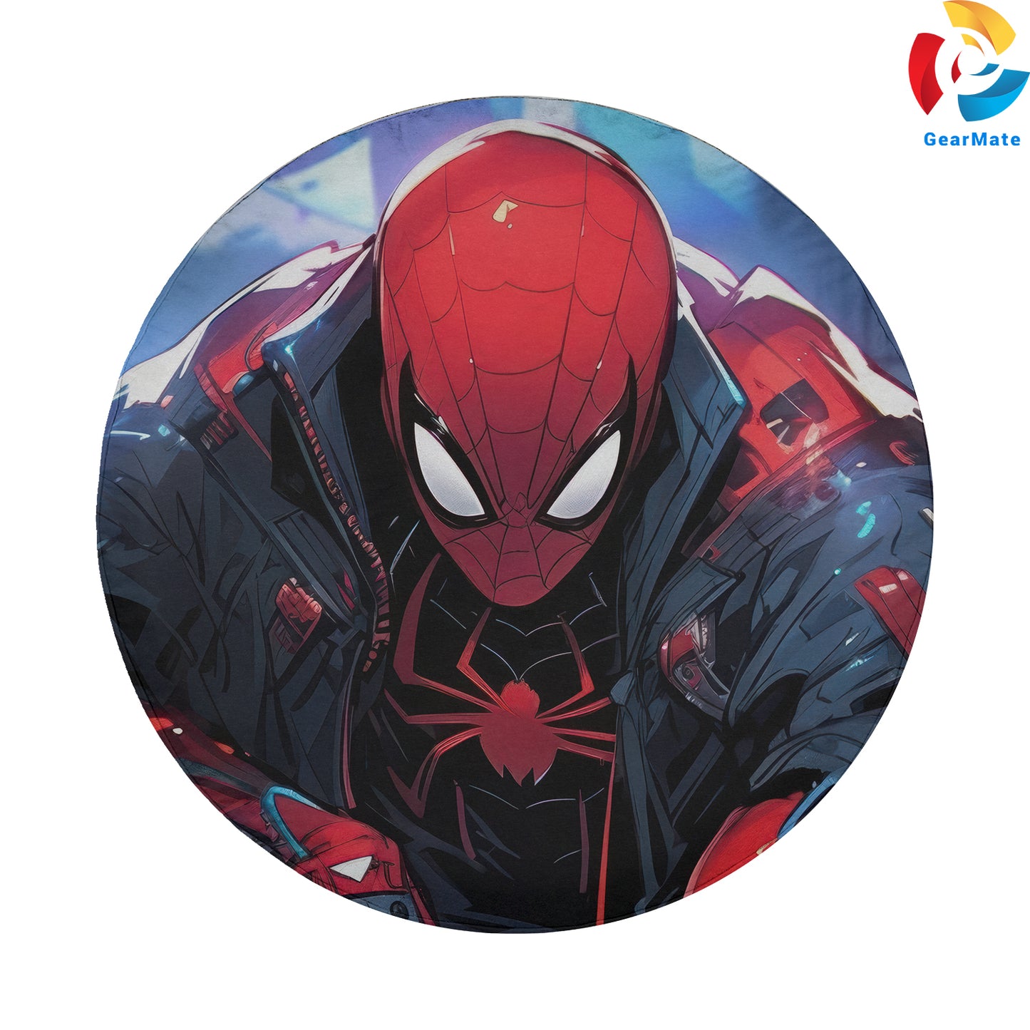 Spiderman Marvel Cyberpunk Sci-Fi Spare Tire Cover – Premium Waterproof UV Resistant Protector