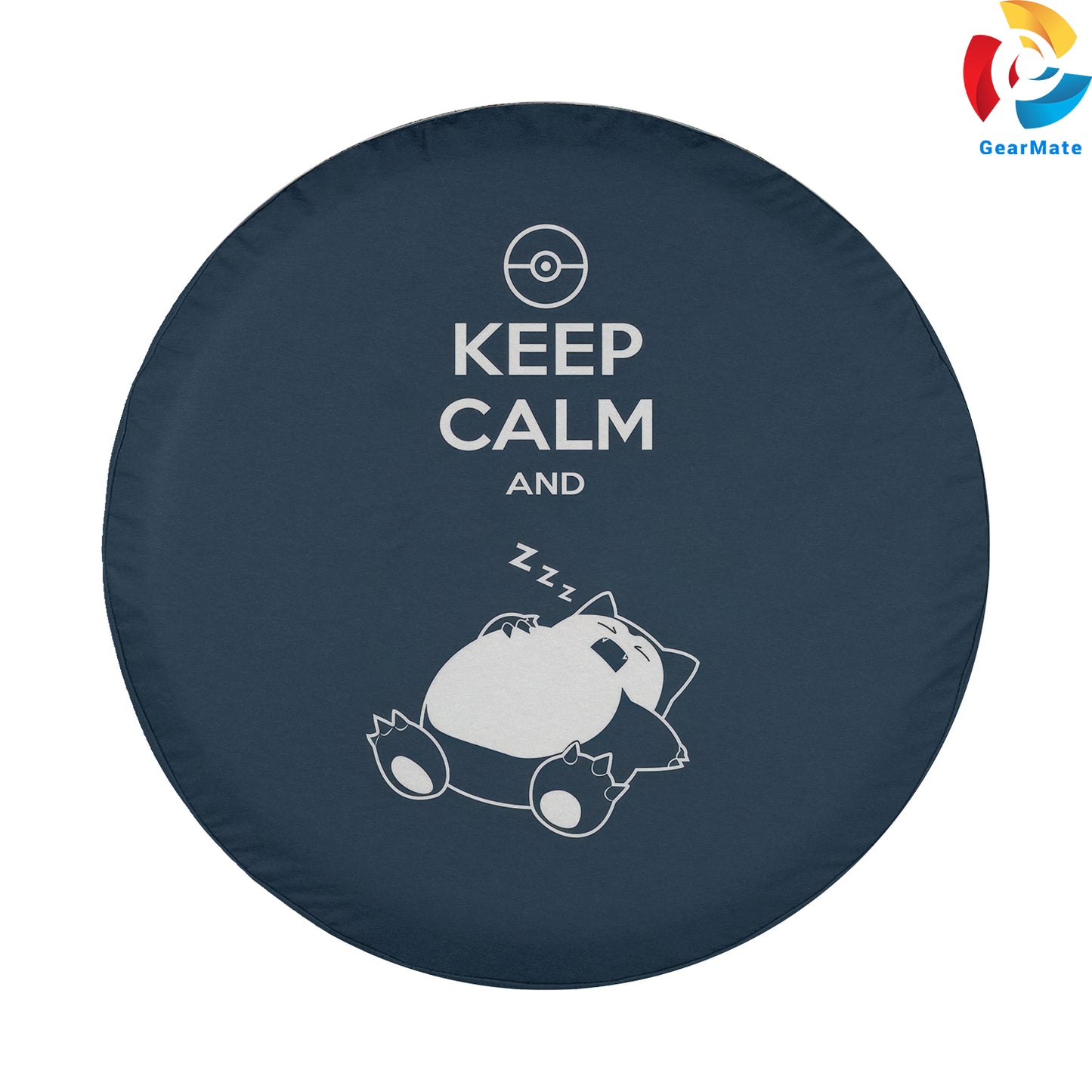 Pokemon Snorlax Anime Spare Tire Cover – Premium Waterproof UV Resistant Protector
