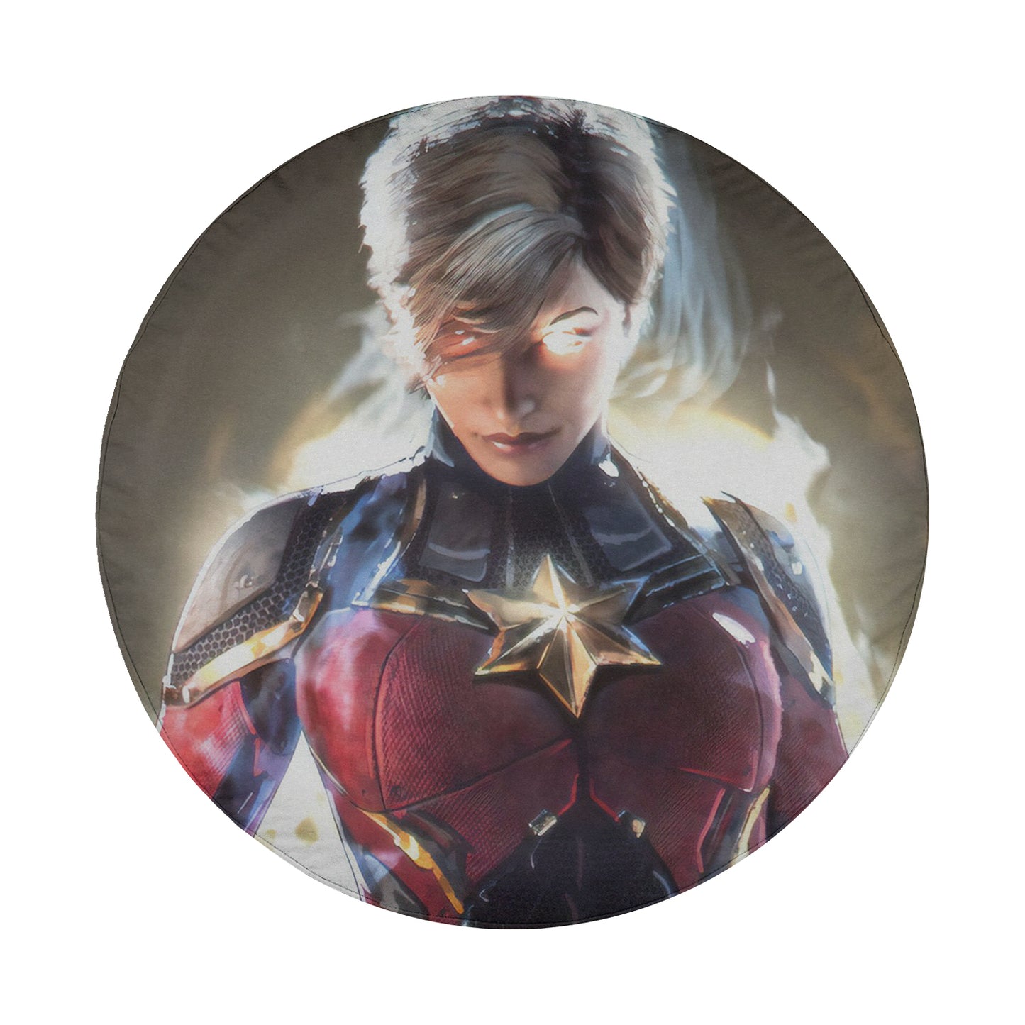 Marvel Captain Marvel Heroes Spare Tire Cover – Premium Waterproof UV Resistant Protector