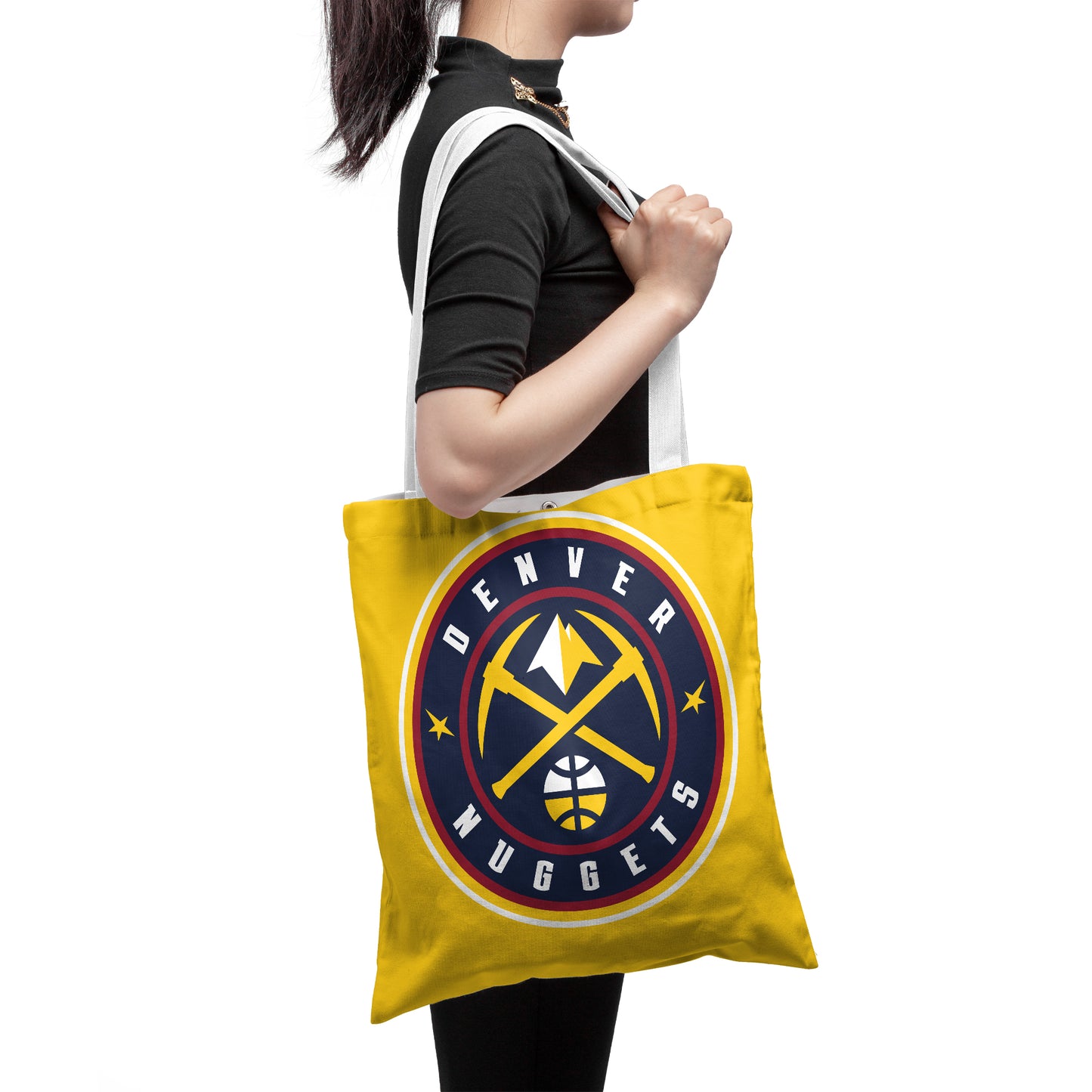 NBA Denver Nuggets All Star Weekend Polyester Canvas Tote Bag - Durable and Stylish