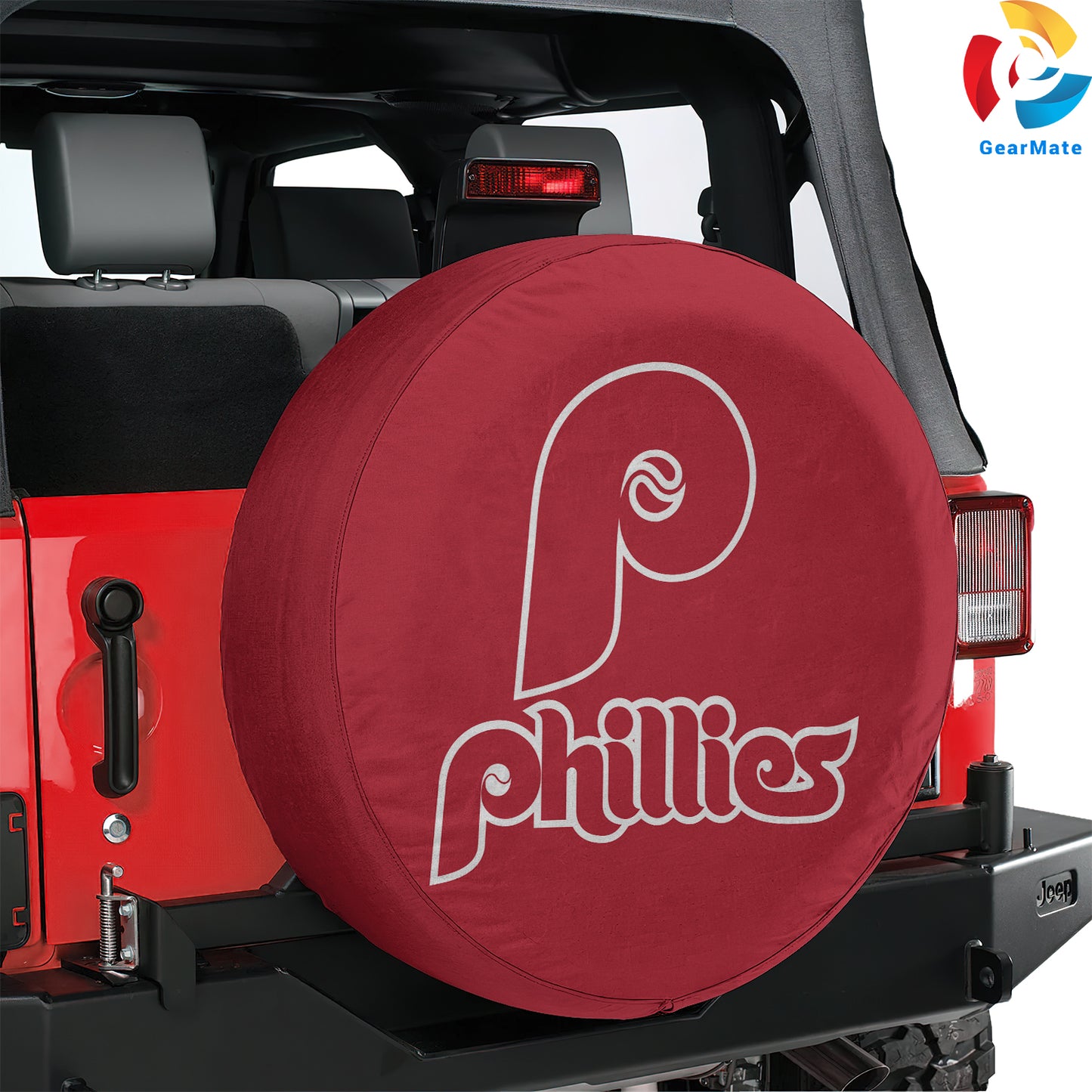 Philadelphia Phillies Spare Tire Cover – Premium Waterproof UV-Resistant Protector