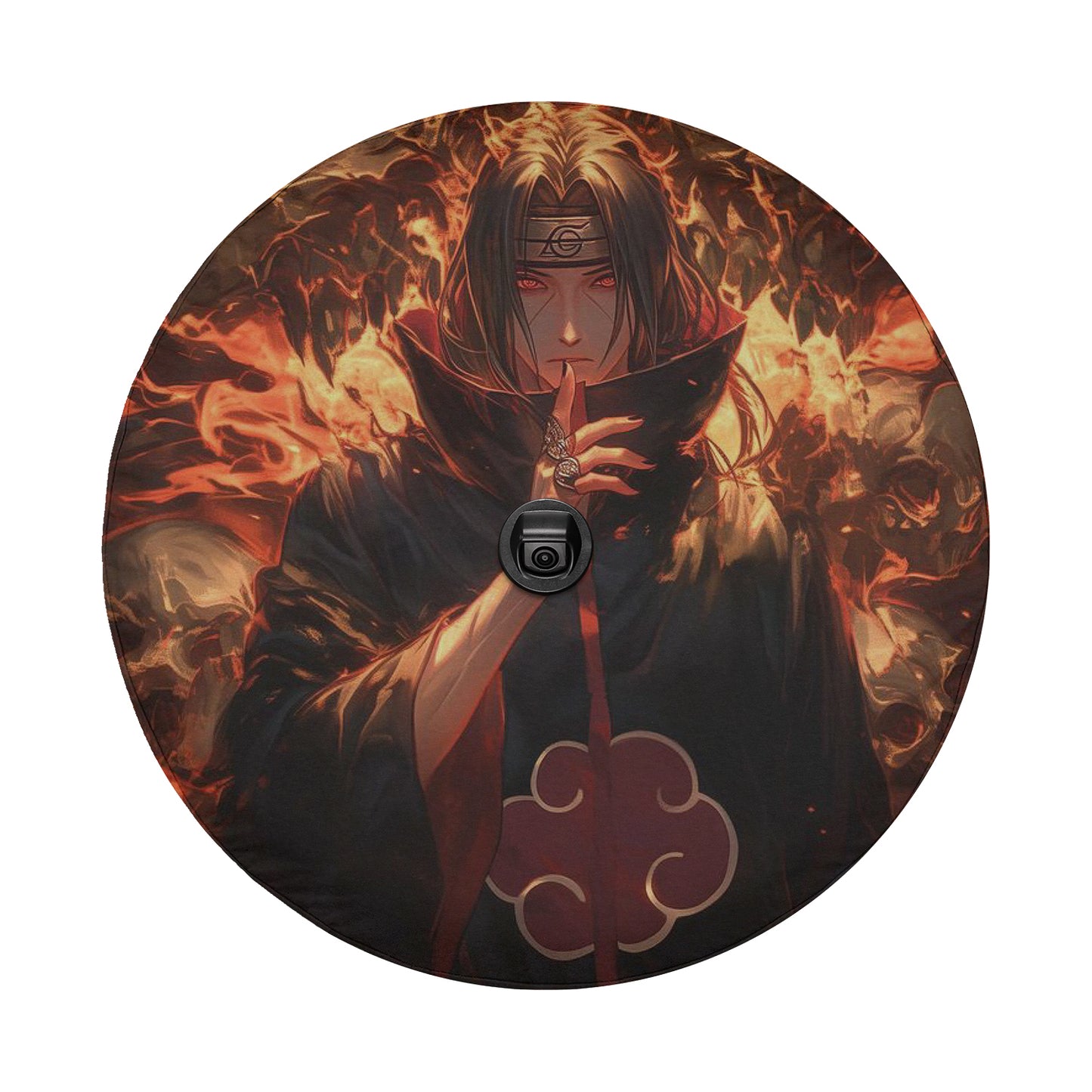 Itachi Uchiha Spare Tire Cover – Premium Waterproof UV Resistant Protector