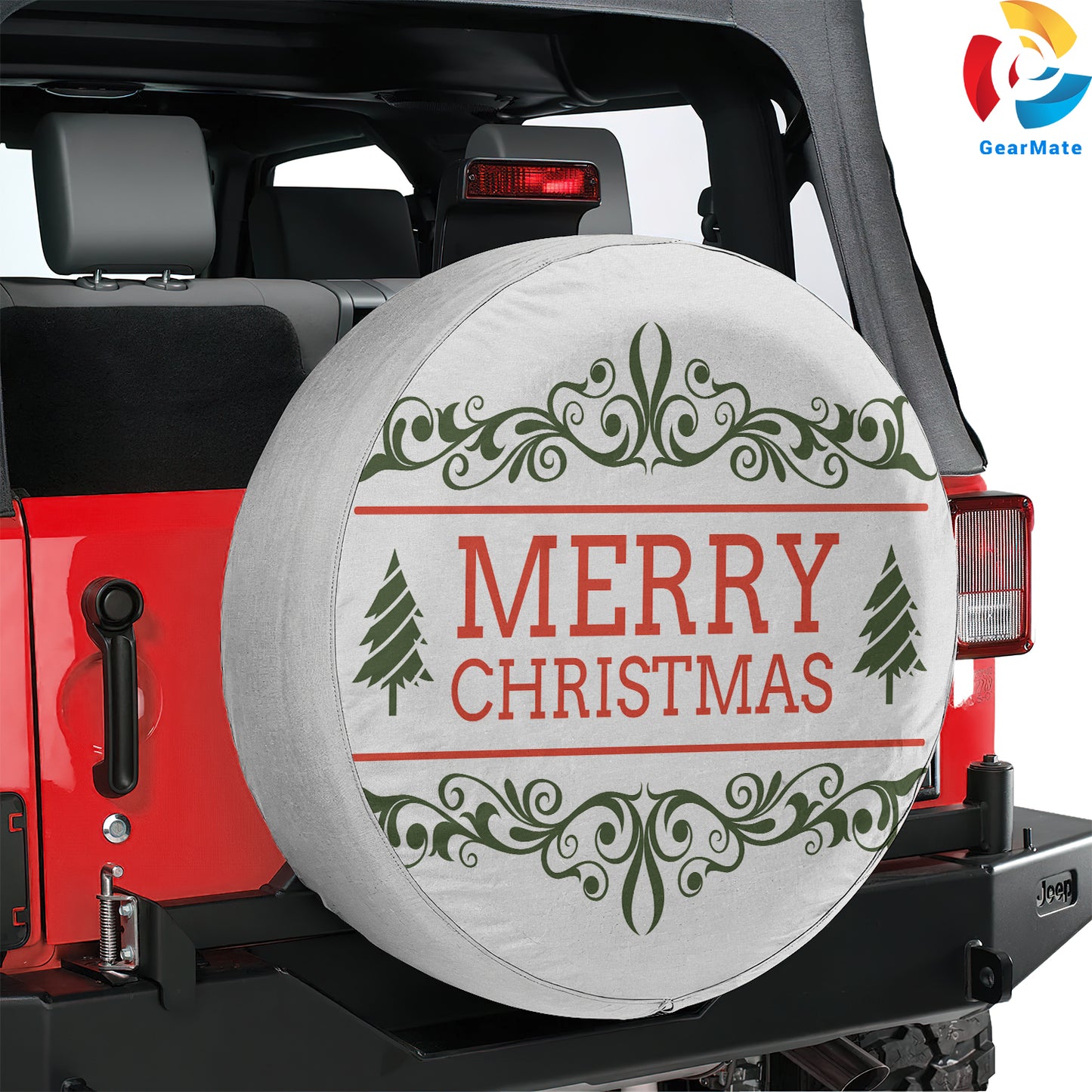 Merry Christmas Spare Tire Cover – Premium Waterproof UV Resistant Protector