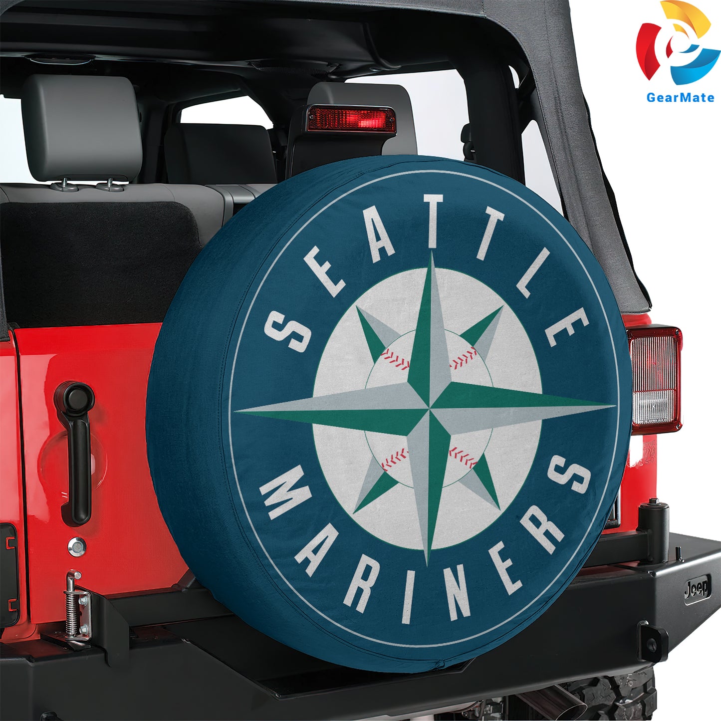 Seattle Mariners MLB Spare Tire Cover – Premium Waterproof UV-Resistant Protector