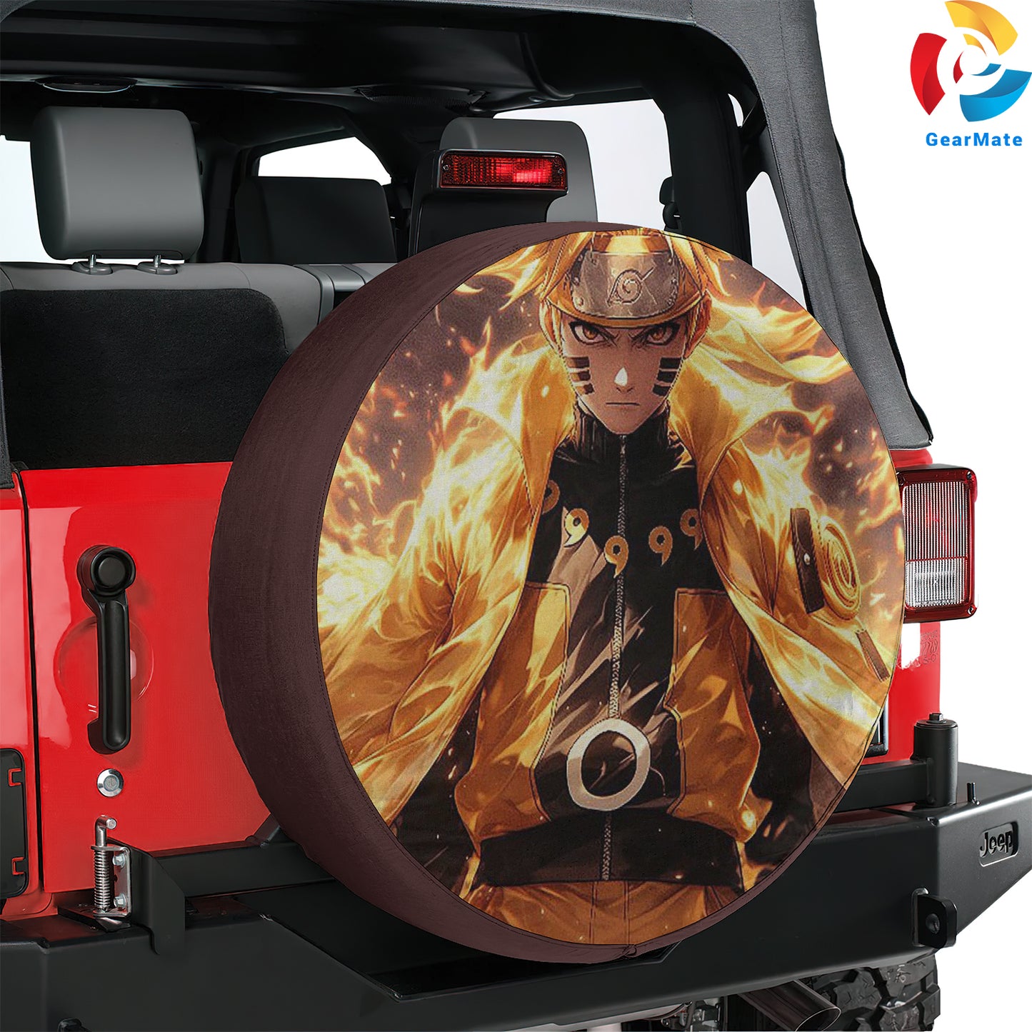 Naruto Uzumaki Naruto Spare Tire Cover – Premium Waterproof UV-Resistant Protector