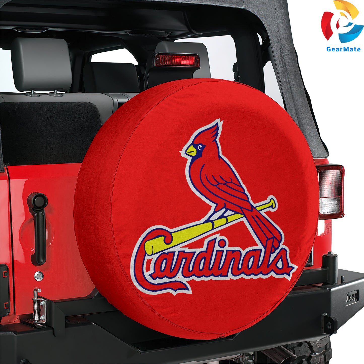 St. Louis Cardinals MLB Fans Spare Tire Cover – Premium Waterproof UV-Resistant Protector