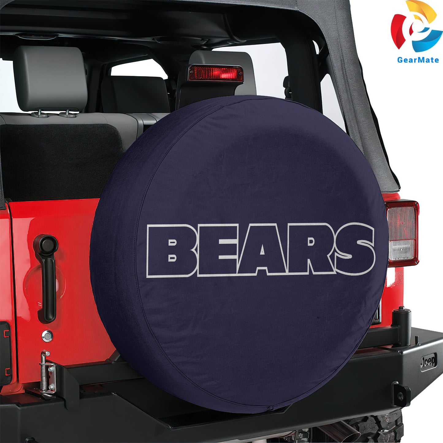 Chicago Bears NFL Gear Spare Tire Cover – Premium Waterproof UV-Resistant Protector