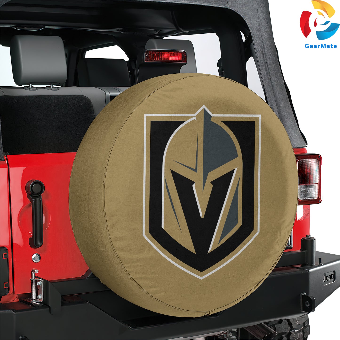 Vegas Golden Knights Hockey Season Spare Tire Cover – Premium Waterproof UV-Resistant Protector