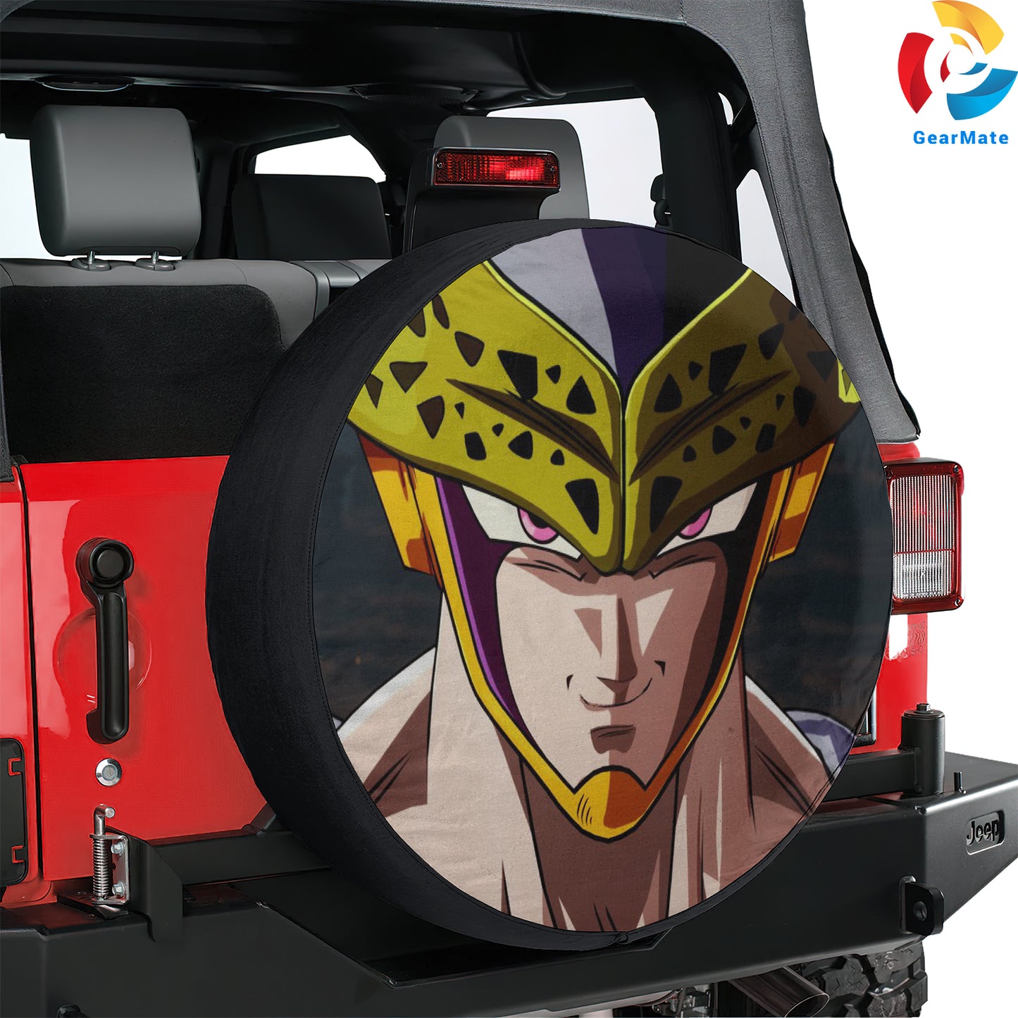 Dragon Ball Cell Spare Tire Cover – Premium Waterproof UV-Resistant Protector