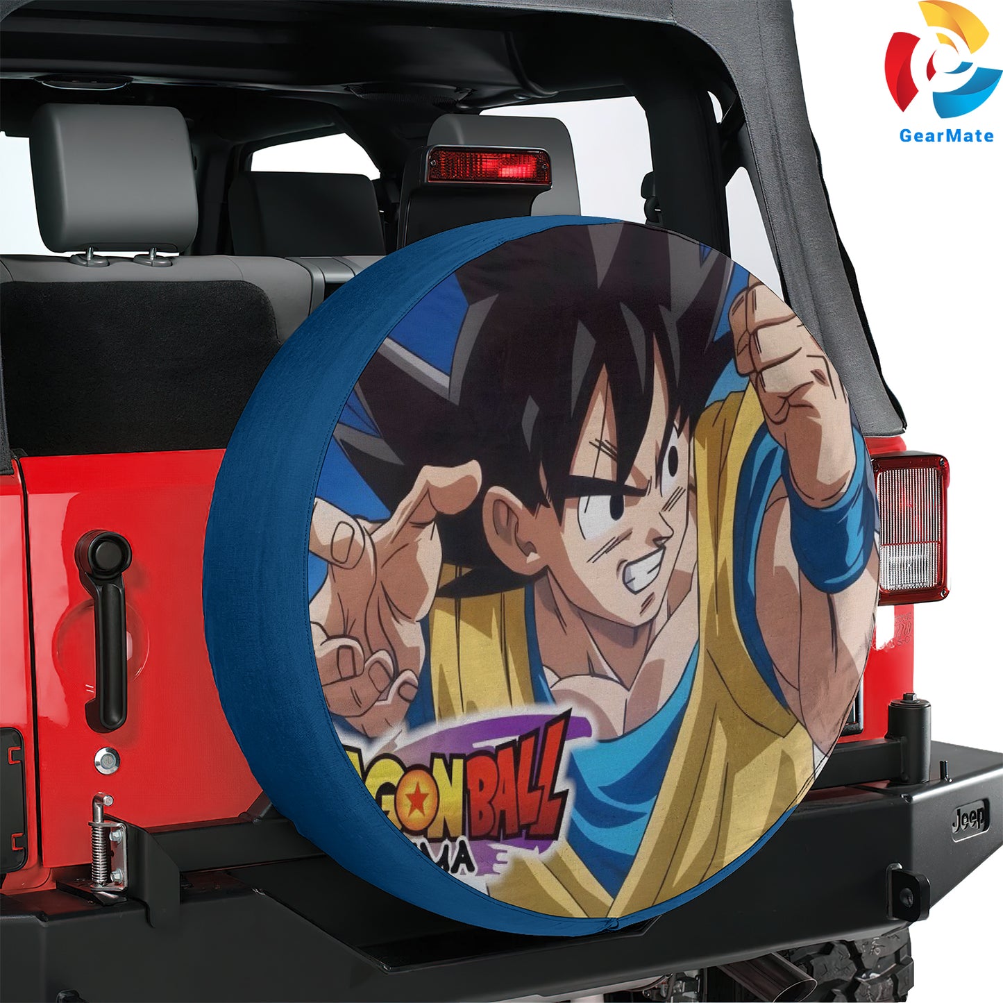 Dragon Ball DAIMA, Son Goku Spare Tire Cover – Premium Waterproof UV-Resistant Protector