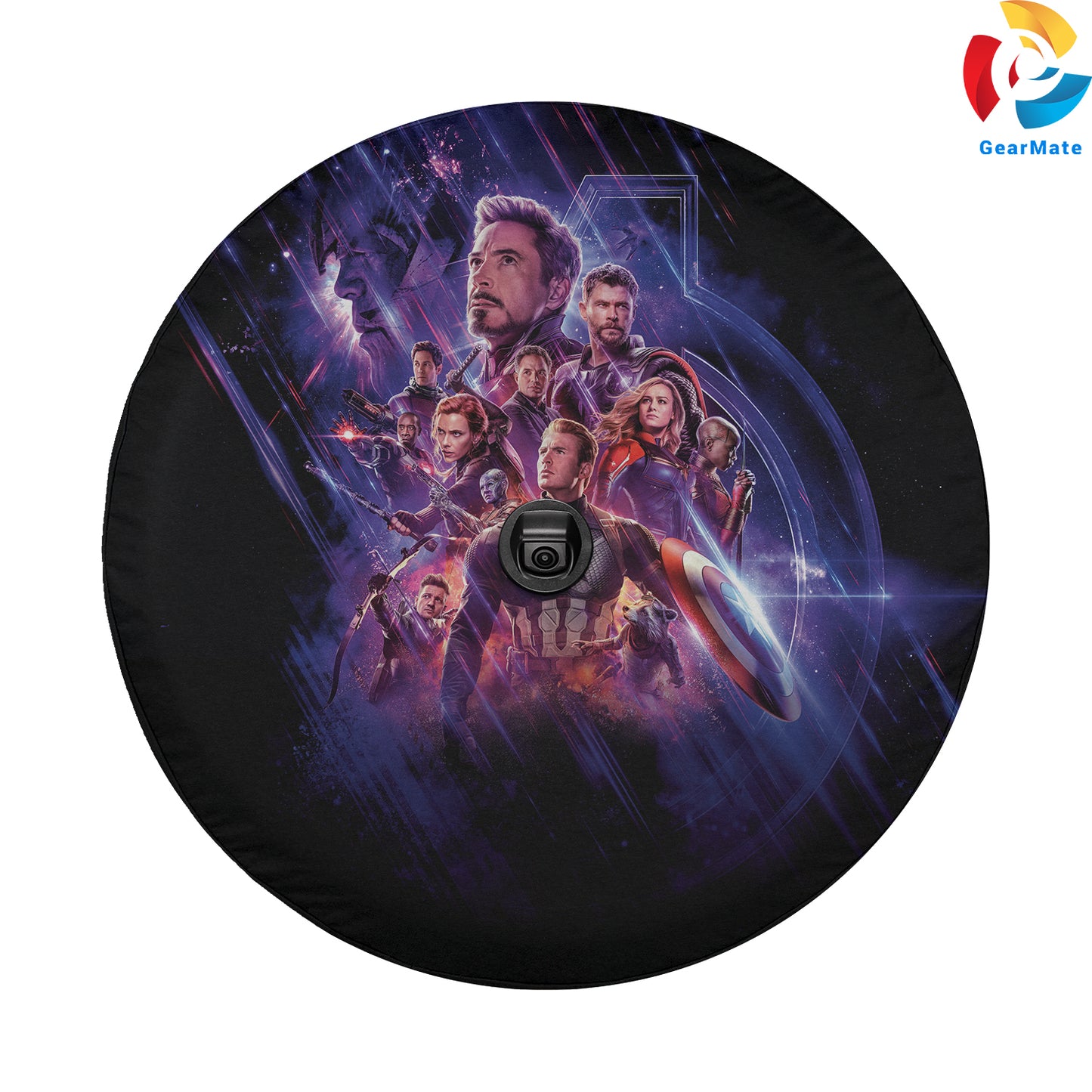 Avengers Marvel End Game Spare Tire Cover – Premium Waterproof UV Resistant Protector