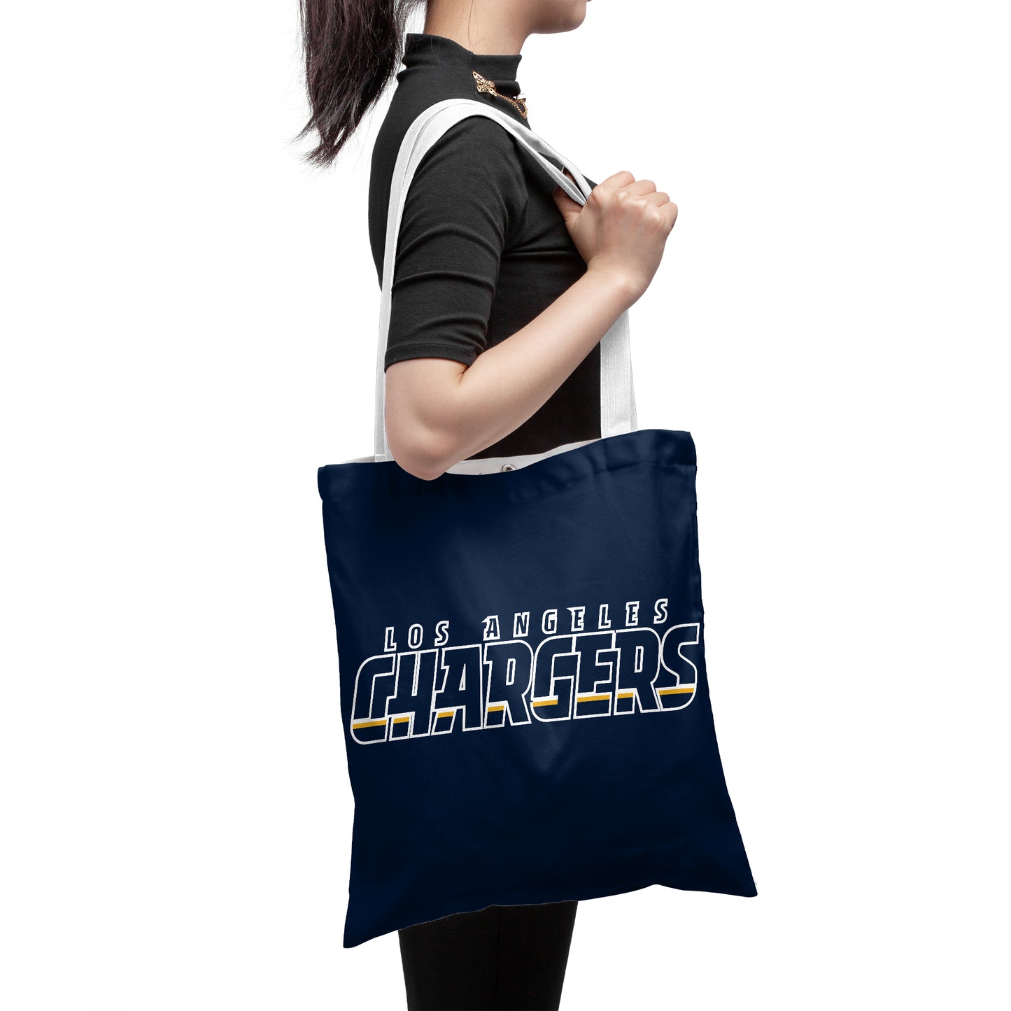 Los Angeles Chargers NFL Polyester Canvas Tote Bag – Durable and Stylish