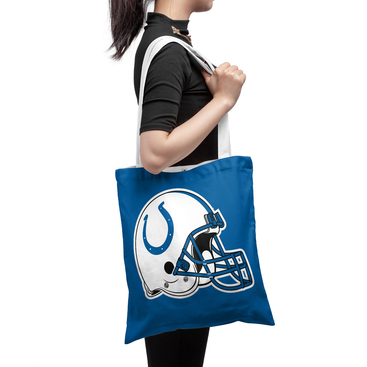 Indianapolis Colts Polyester Canvas Tote Bag – Durable and Stylish