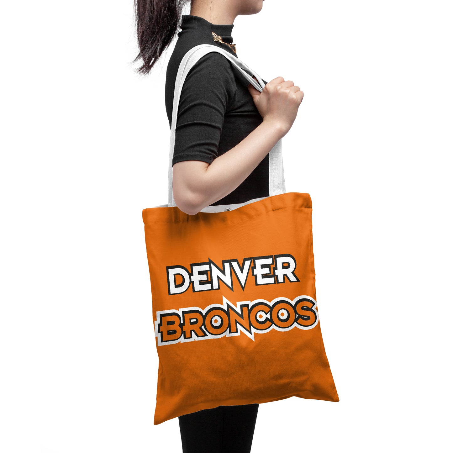 Denver Broncos NFL Fans Polyester Canvas Tote Bag – Durable and Stylish