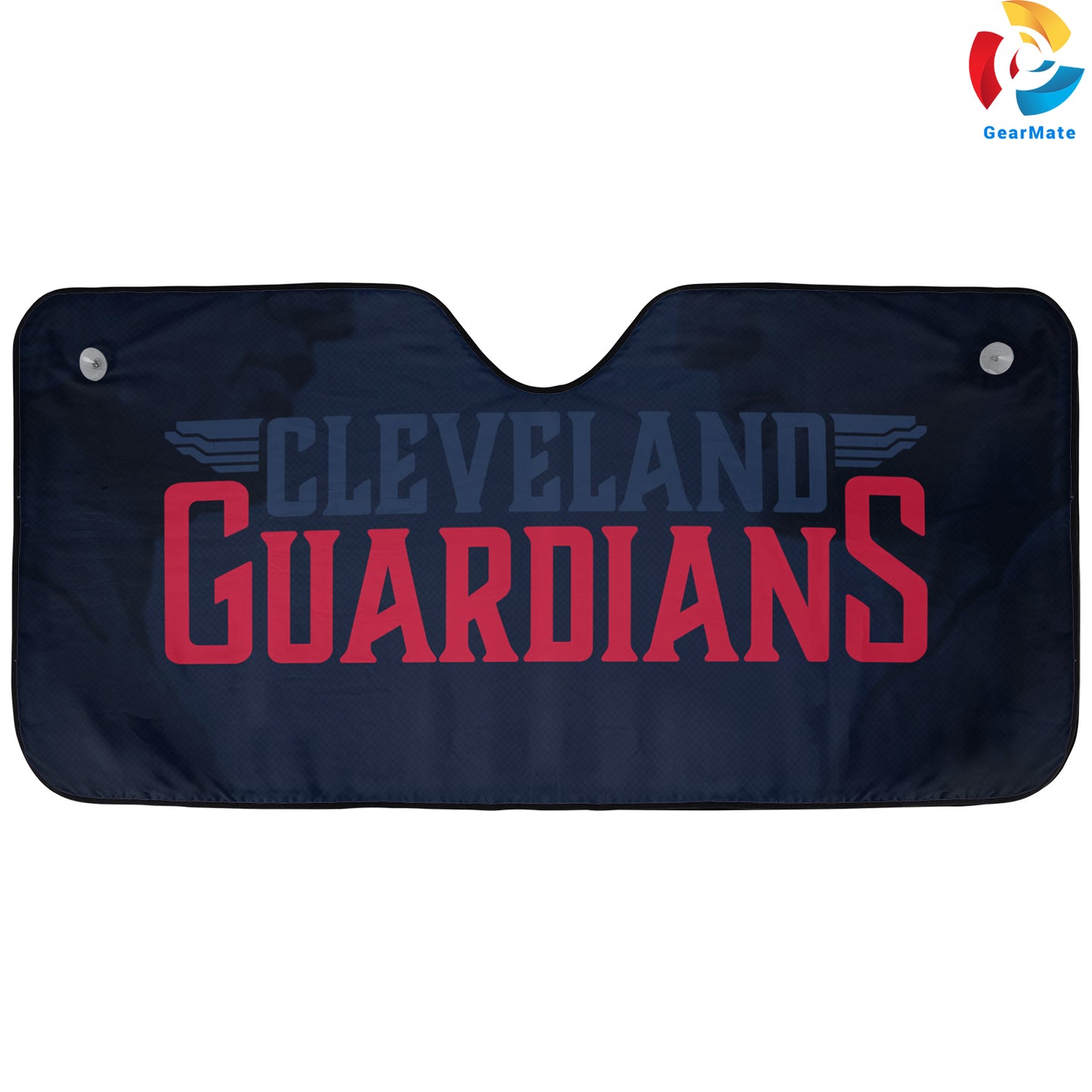 Cleveland Guardians MLB Baseball Reflective Car Sunshade – Premium Heat & UV Protection, Universal Fit