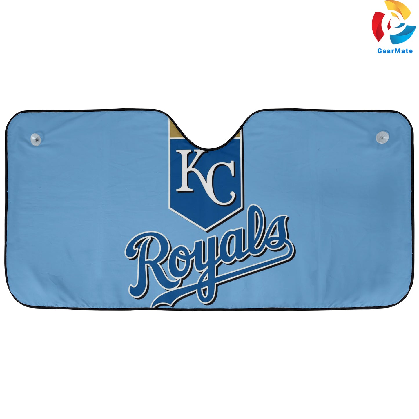 Kansas City Royals MLB Baseball Reflective Car Sunshade – Premium Heat & UV Protection, Universal Fit