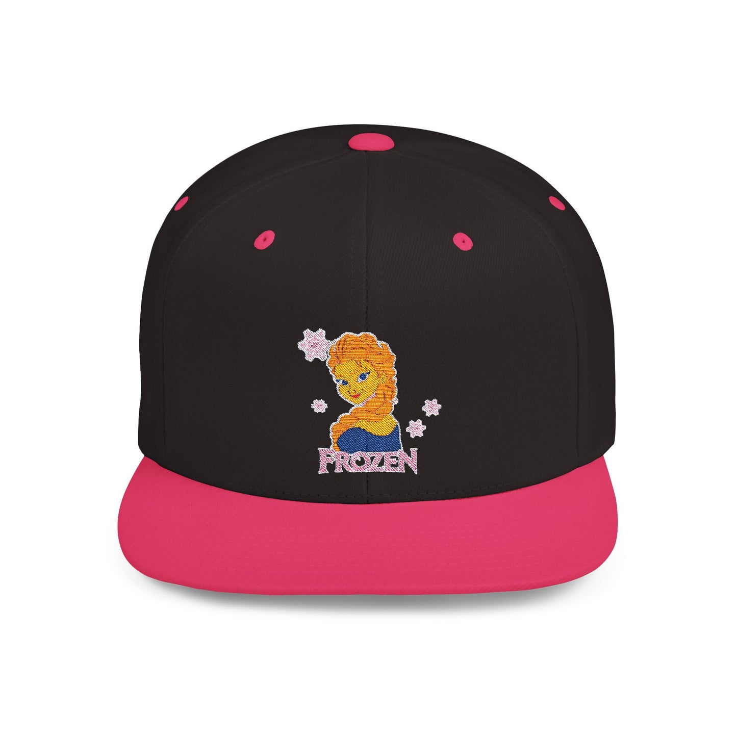 Frozen Flat Bill Snapback – Lightweight, Custom Fit, Premium Quality